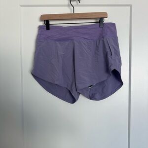 Women's Purple Running Shorts